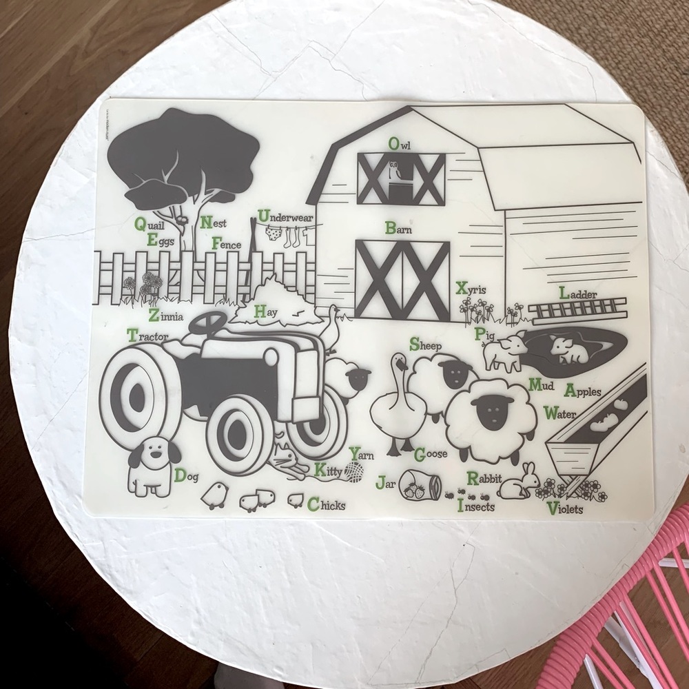 Silicone Modern Twist Placemats (2)